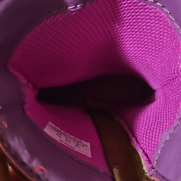 STRIDE RITE Surprise Krisha boots sz. 5 faux leather floral baby booties - Picture 6 of 11